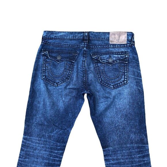 True Religion Jeans Size 38 GENO RELAXED SLIM Blue - Picture 9 of 9